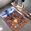 Attack on Titan Anime Carpet suitable as a non-slip mat for the living room or bedroom sofa