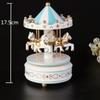 Merry-go-round Music Boxes  Music   Room Decoration Gifts Unisex Christmas Horse Carousel Box Home Decor WF916