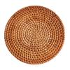 Rattan Handmade Round Coaster Insulation Pot Mat Placemat Kitchen Coaster Tea Ceremony Accessories