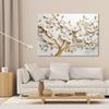 Canvas Print, AI Golden Cherry Blossom Tree 3D