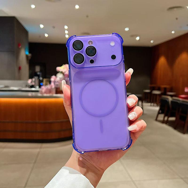 Comes with Lens Film Phone Case for IPhone 17 16 15 Pro Max 14 13 12 Transparent Shockproof Back Cover