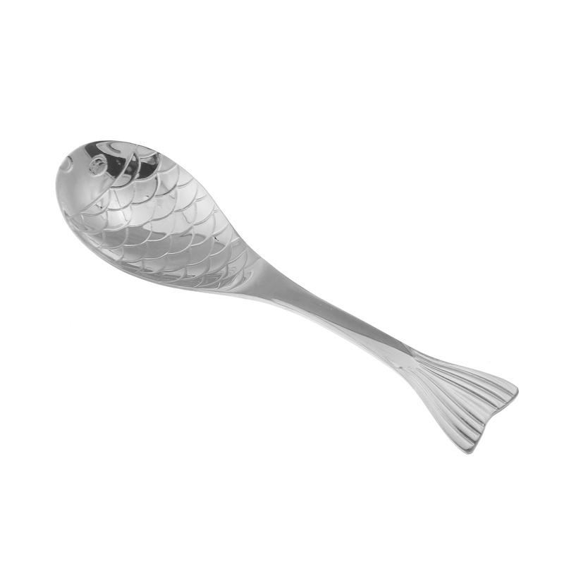 304 Stainless Steel Mermaid Spoon Cute Big Soup Spoon Shape Food Grade Cutlery