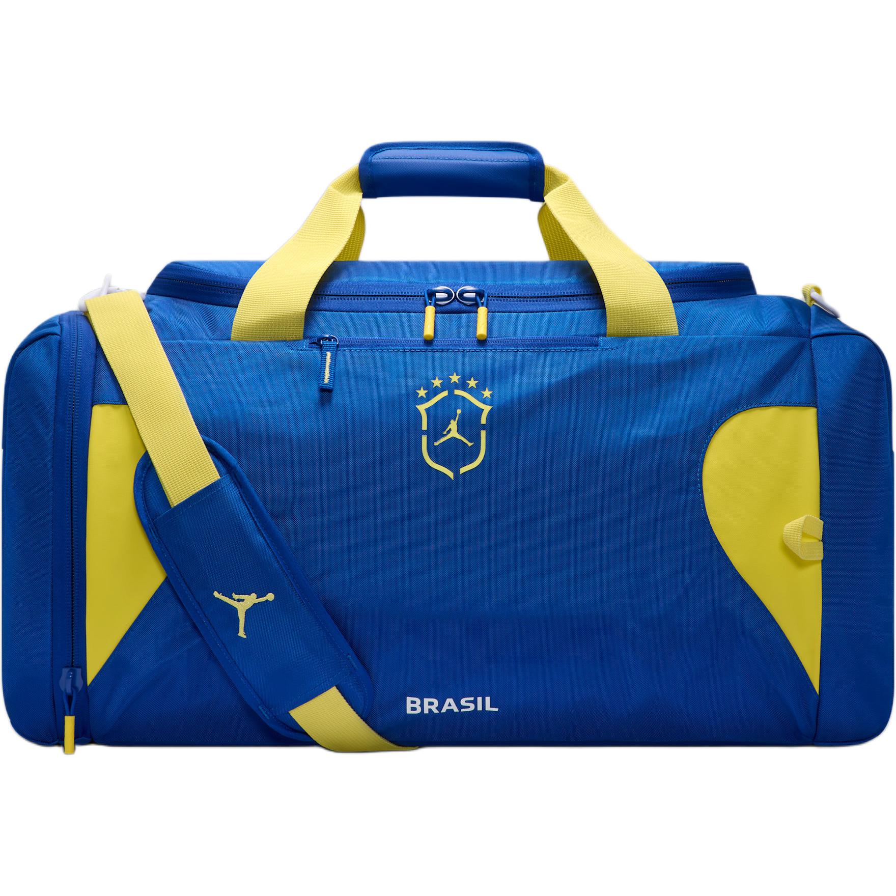 

Jordan Elements 68.8L P6 Brand Logo Color Block Multifunctional Travel Bag Unisex travel bag Blue Yellow IW1547-417 Blue & Yellow