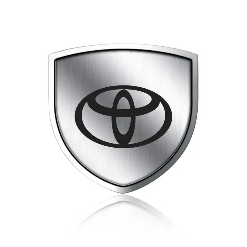 1 ks 3D kovový znak štítu dveří auta odznak na karoserii nálepka styling pro Toyota Camry Corolla Yaris Chr Auris Avensis T25