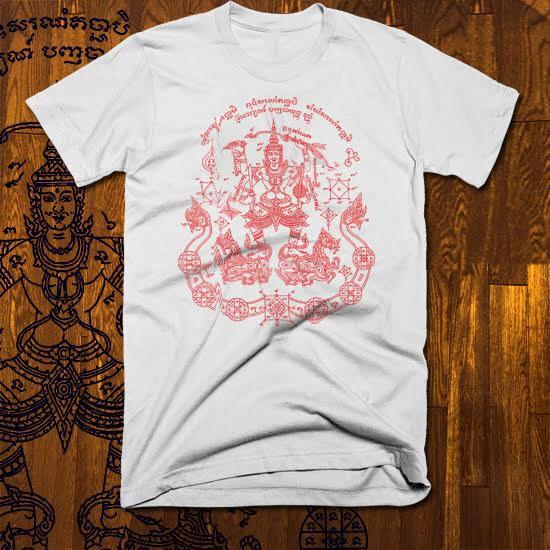 Muay Thai t shirt Brazilian Jiu Jitsu Cage Match Thai Boxing Sak Yant Tattoo New 3XL
