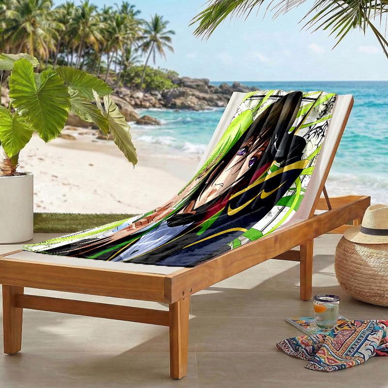 Beach Towel with Anime Code Geass Pattern - soft,absorbent,machine washable Lightweight&Modern,swimming,Travel Essentials