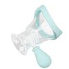 Augenspülbecher Silikon Quetschbar Kontrollierbar Präzise Reinigung Augenwaschreiniger-Set für Visuelle Ermüdung Make-up-Rückstände Blau