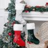 Hanging Christmas Stocking Large Size Xmas Gift Bag Candy Bag Christmas Gift Socks  Christmas Decor