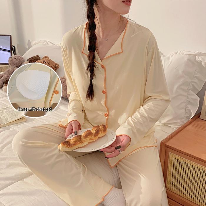 

Новый стиль комплект пижамы для беременных - Прохладный на ощупь с нагрудниками для послеродового грудного вскармливания Extra Large