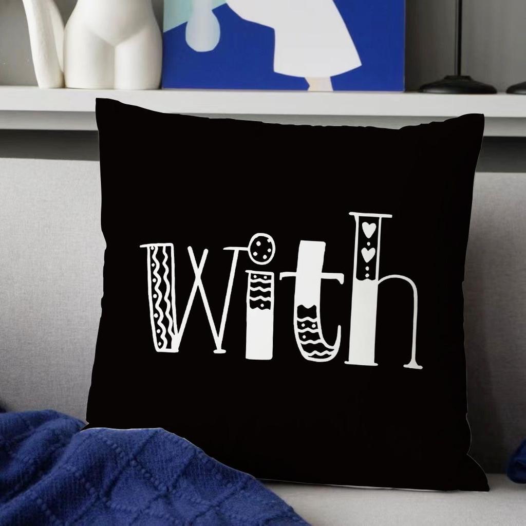 Ins Nordic Geometry Black and White Pillowcase Light Luxury Home Sofa Cushion Cover Living Room Bedroom Pillow Cover