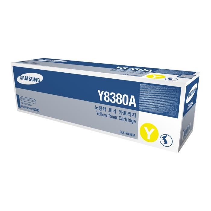 Cartouche De Toner Jaune - Samsung - CLX-Y8380A (SU627A) - Jusqu'à 15000 Pages ISO/IEC 19798 - Laser - Pack De 1