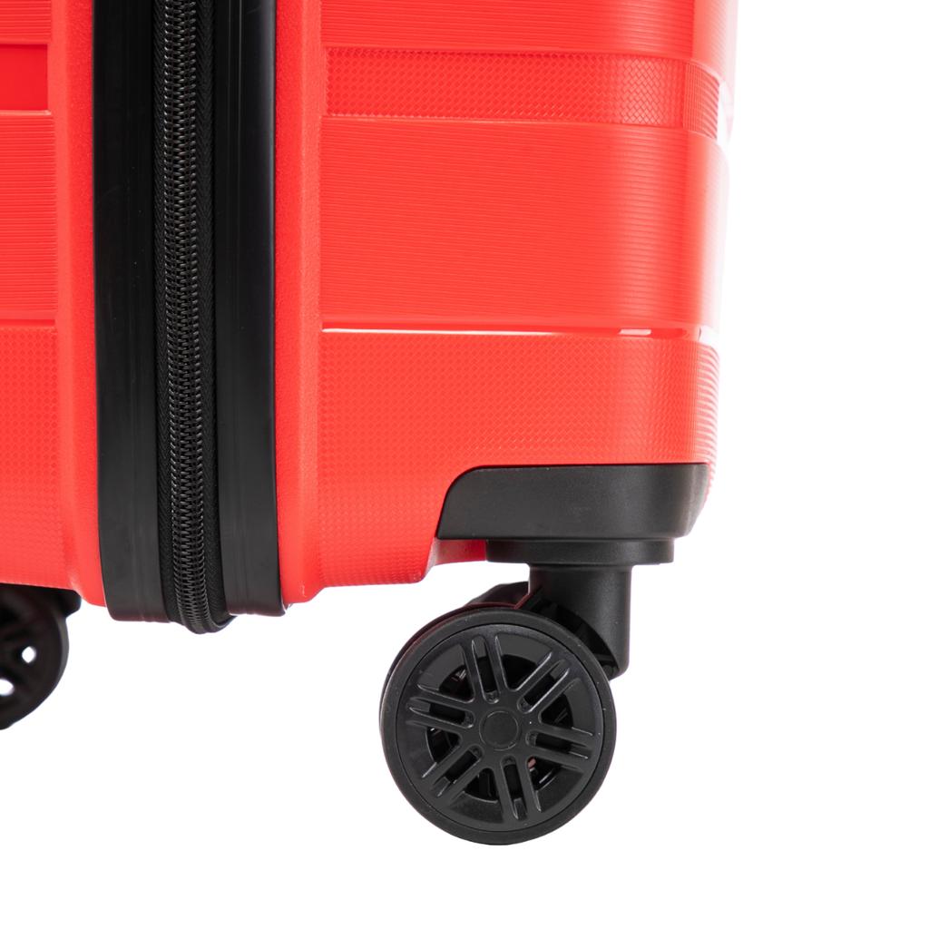 Komplet 3 Walizek Wings Hawfinch 3.0 Polipropylen Red