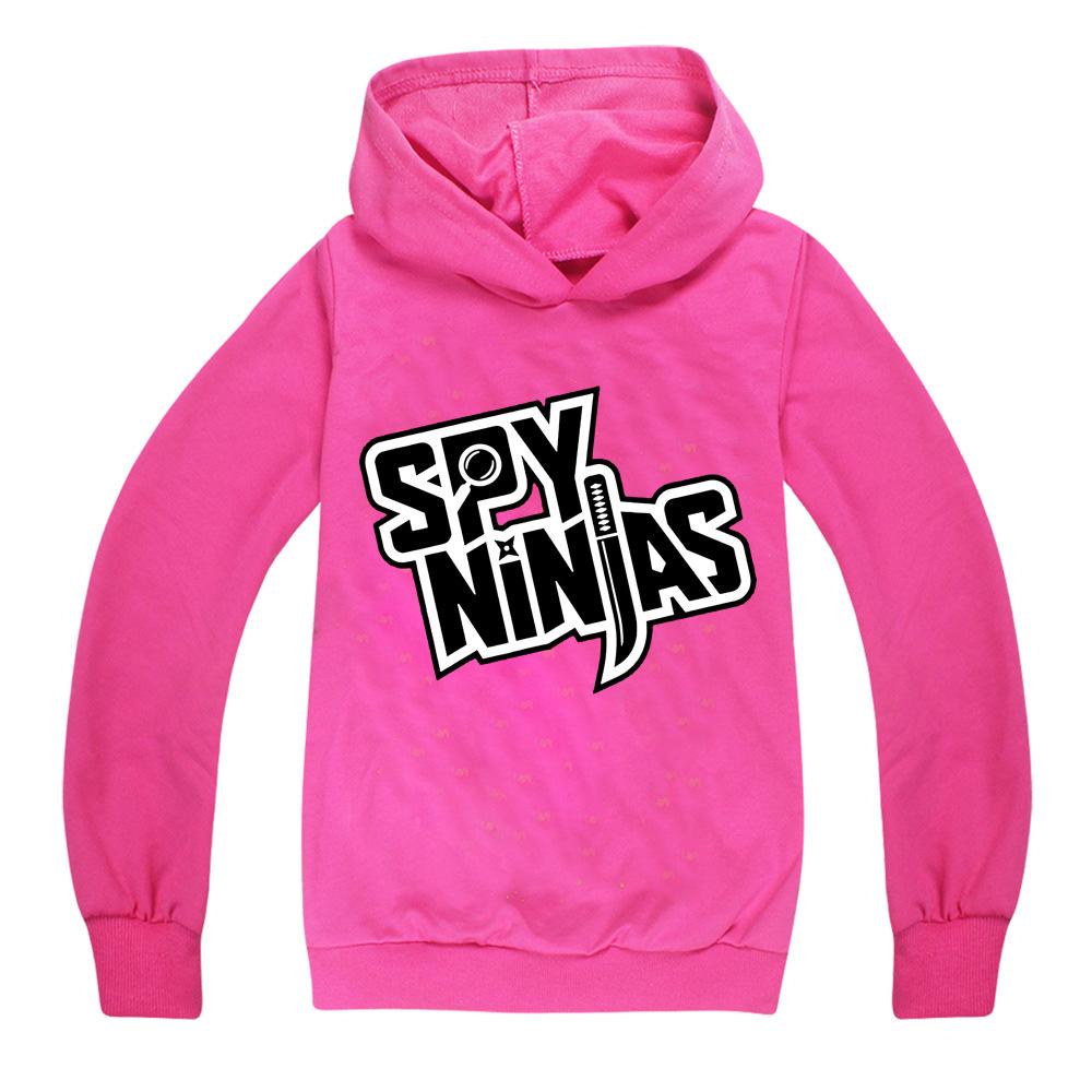 Nye Spy Ninjas Børnetøj Bomuld Hættetrøje Streetwear Sweatshirt Tegneserie Pullover Hip Hop Teenager Drenge Piger Tøj