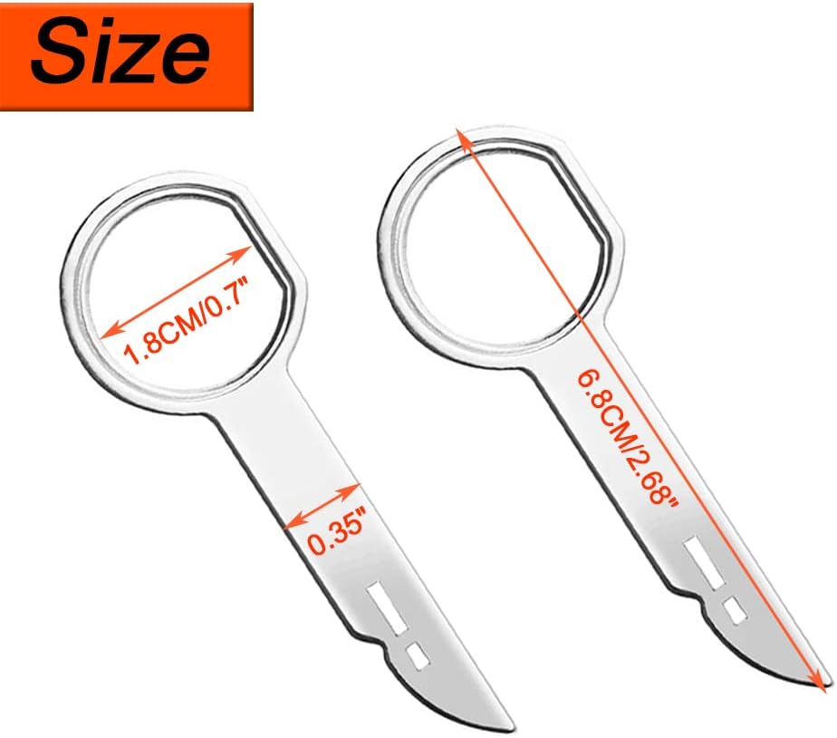 Car Radio Stereo Key 4/8Pcs Removal Tool Useful Radio Stereo Release Removal Install Tool Car Removal Repair Accessories