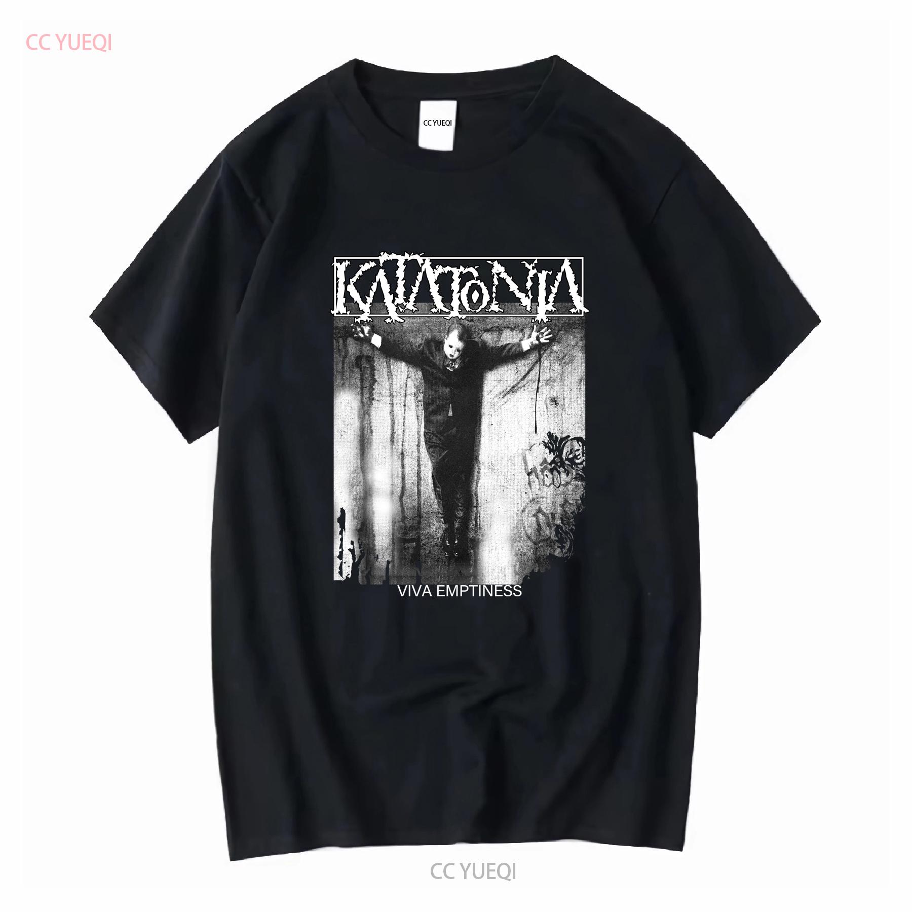 

Remake 2 sided KATATONIA Viva Emptiness T Shirt TE4348 vintage Washed Breathable Soft Unisex Stretched fashion graphic 4XL