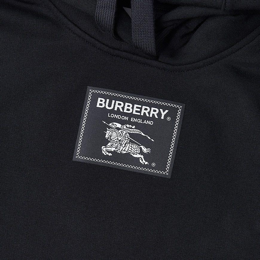 Burberry Prorsum Label Cotton Hoodie Black/Black 80634751