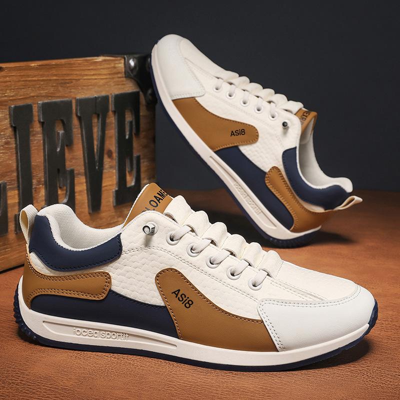 2025 New Men Sneakers Fashion Thick Sole Men Casual Shoes Luxury Breathable Outdoor Male Running Shoes Lace-Up Mens Tennis Shoes