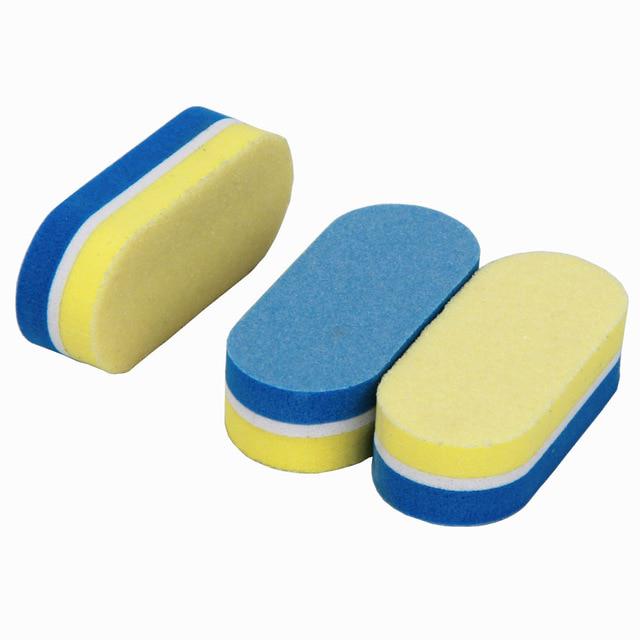40Pcs Mini Mix Colorful Nail File Sponge Sanding Grinding Professional Manicure Buffer Files