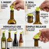2pcs Air-tight Seal Beverage Stopper Plug Silicone Bottle Vacuum Stopper Wine Bottle Stopper  Home