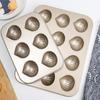 Carbon Steel Chestnut Shaped Baking Pan Muffin Pan With 6/12 Cavities Non-Stick Cake Chocolate Bread Kitchen Mold Shell Gadget