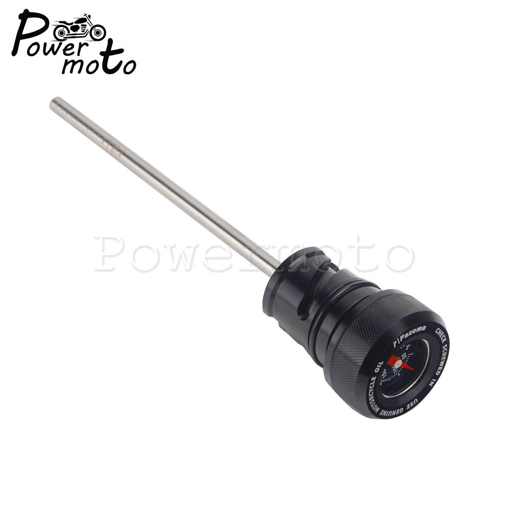 For Harley Softial M8 Oil Dipstick Motorcycle Temperature Dip Stick Gauge Fit Street Bob FXBB FXBBS Low Rider FXLR FXST 18-21