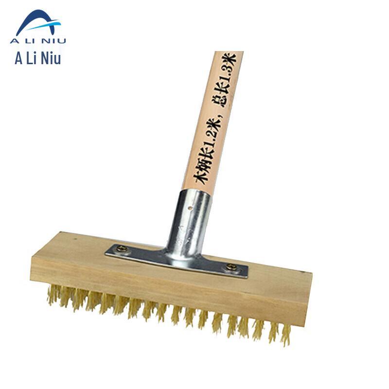 Aliniu AQJ-004 Long Handle Steel Wire Floor & Rust Cleaning Brush