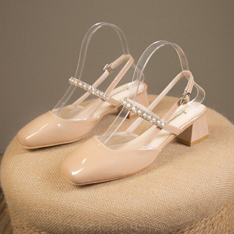 Women High Heels Sandals Crystal Dress Elegant Shoes Designer Woman Pumps 2025 Summer Trend Brand Casual Mujer Zapatos