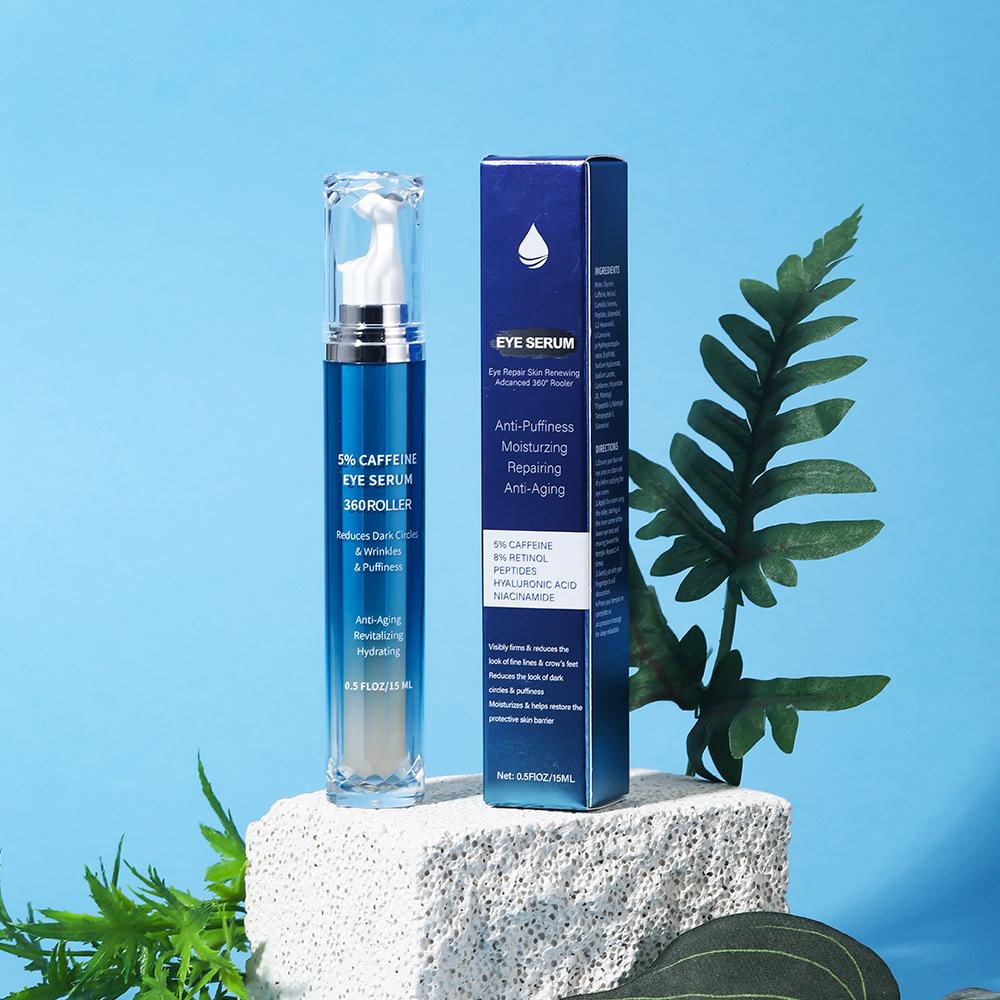15ml Caffeine Retinol Eye Serum Lightweight Hydrating Facial Eye Essence For All Skin Daily Care