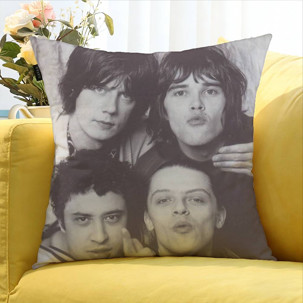 Rock Band S-Stone R-Roses World Various Sizes Square Pillow Case For Car Home Bedchamber Decor