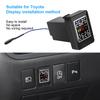 U-912T Embedded TPMS for Toyota Tire Pressure Monitor System Temperature Real-time Monitoring Save Fuel Car TPMS 4 Tyre Sensors