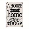 Metal Poster Wall Art Vintage Tin Sign Retro Farmhouse Decoration for Home Kitchen Bar Pet Gift
