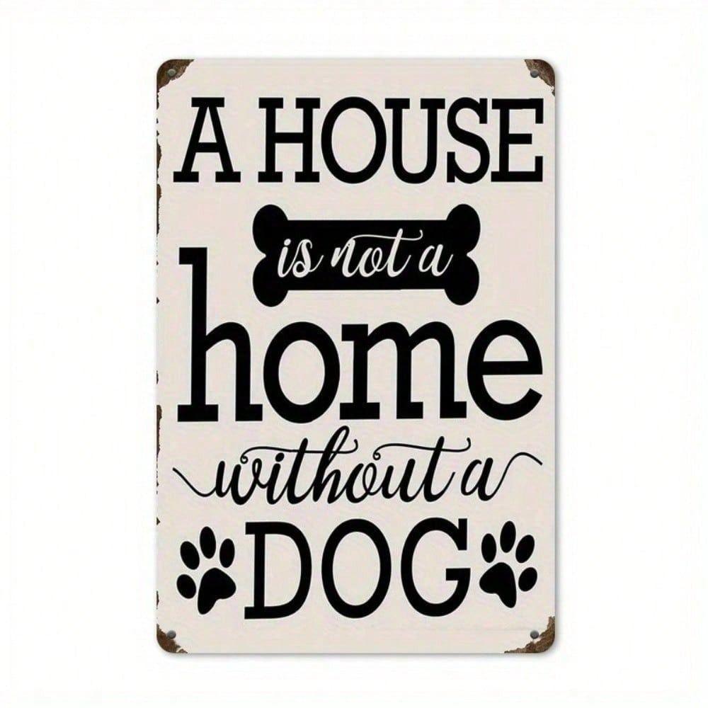 Metal Poster Wall Art Vintage Tin Sign Retro Farmhouse Decoration for Home Kitchen Bar Pet Gift