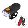 1 Set Multiple Lighting Modes Usb Type-C Rechargeable Bicycle Front Rear Light Led Headlamp Taillight For Night Riding Safety