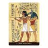 Egyptian Gods Oracle Cards 12.6*8.9cm - Ancient Egypt Divination Deck for Meditation, Guidance - Papyrus Art Style