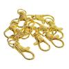 10 Pieces Gold Plated Metal Small Swivel Clasps Lanyard Snap Hook Lobster Claw Clasp DIY Key Chains
