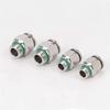 A34R M5 1/4" BSP PC Pneumatic Quick Connector 304 Stainless Steel G Thread Thread Pipe Water Gas Connector