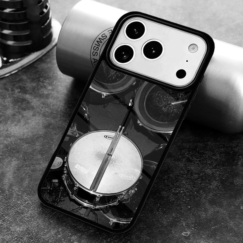 Drum Drummer Music Dj soft Phone Case For iPhone 17 16 15 14 13 12 11 Pro Max Plus 17Air Soft Silicone Cover