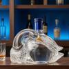 Goose Bird Shape Whiskey Decanter 3D Glass Animal Liquor Bottle