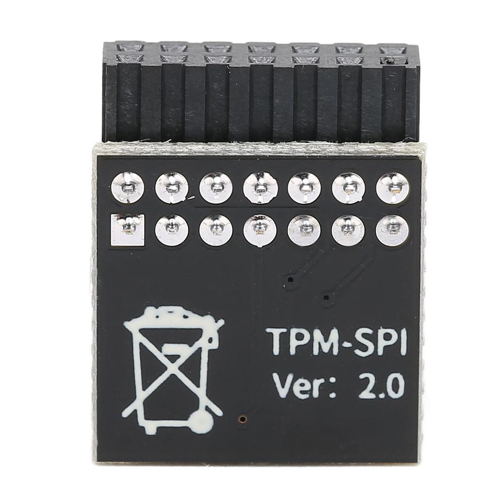 TPM 2.0 Encryption Security Module 14pin Strong Encryption TPM Processor Black TPM Module System Components for Asus