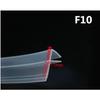 20mm Silicone Shower Door Seal Strip Leak Proof Waterproof for Frameless Bathroom Glass Door Wet Dry Separation Use