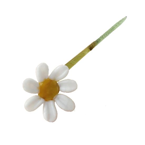 Mini Glas Blumen Dekoration Handgeblasen Kunstkristall Pflanzen Kleine Blumenvase Schmuckstück für Muttertag Geburtstagsgeschenke
