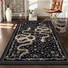 Washable Area Rug Snake Rug for Living Room Non-Slip Soft Bedroom Rugs Indoor Carpet for Dining Room Home Office Home Decoration