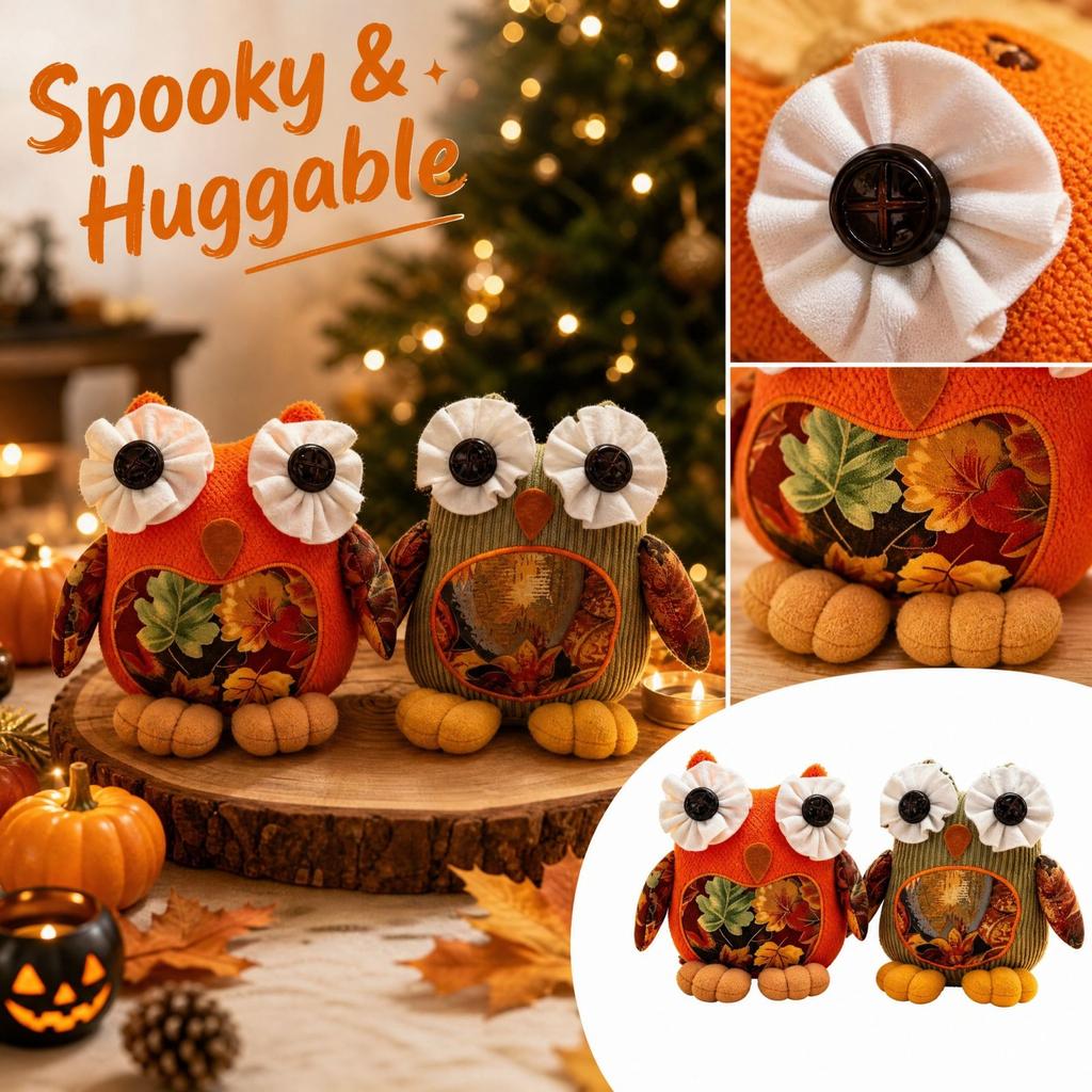 Halloween Plush Toy Cute Stuffed Animal for Halloween Decorations and Gifts