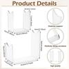 Antler Mount 4-Piece Shelf Holder Organizer Acrylic Display Stands For Tabletop Wall Collection Desk Room Christmas Craft Show