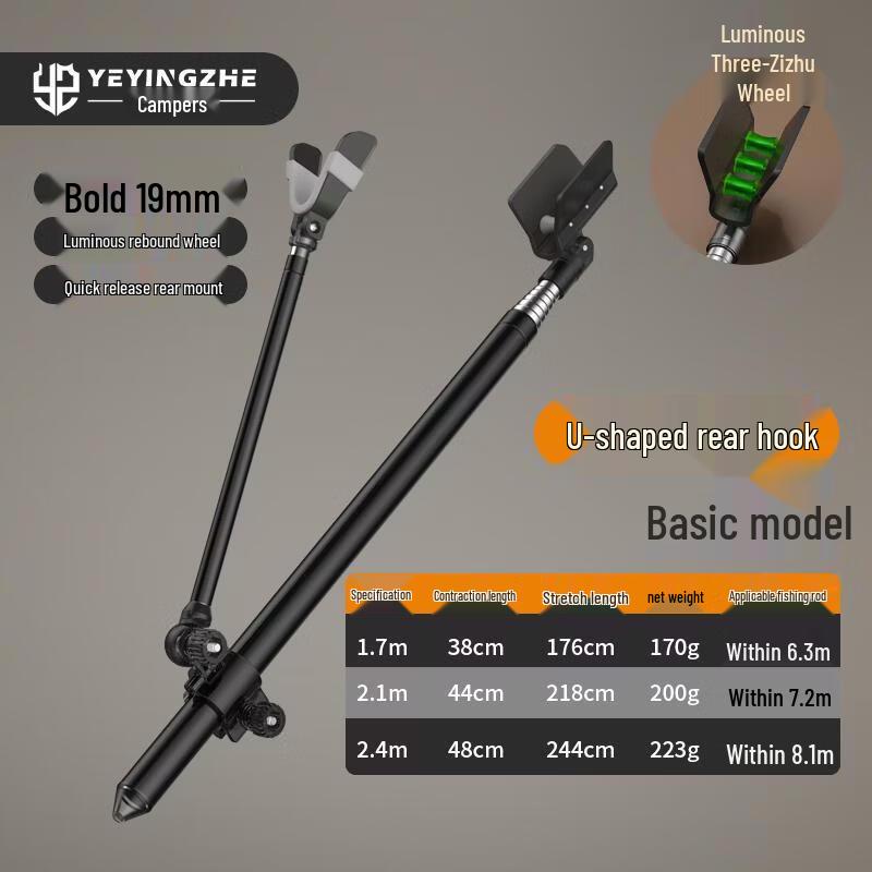 Thickened Stainless Steel Fishing Rod Holder Stand