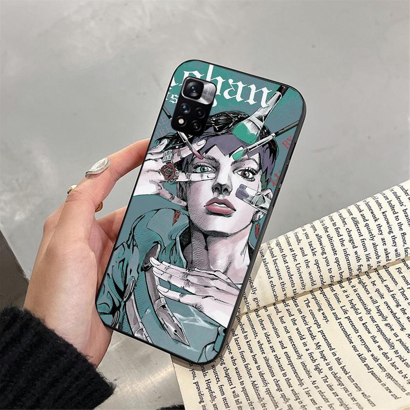 

Чехол для телефона JoJo s Bizarre Adventure Jotaro Jolyne для Xiaomi Redmi note 14 Pro 14 13 12 11 10 Pro 14S 12S 11S Redmi 14C 13C 10 Redmi 10