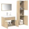 VidaXL Bathroom Furniture Set 4 Pcs Sonoma Oak 3325024