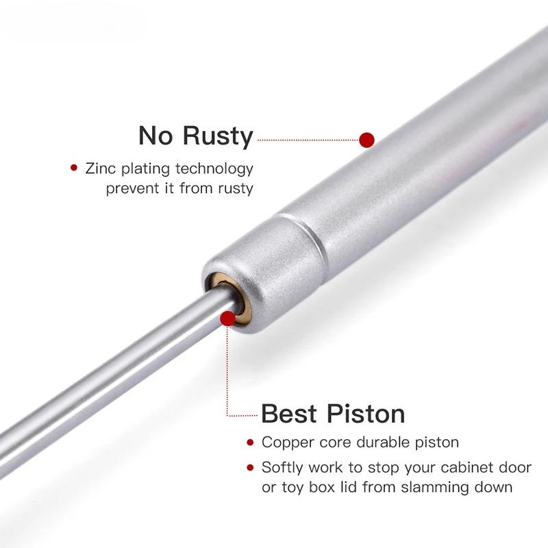 ZEXEF 4 STÜCKE Möbelscharnier Küchenschranktür Lift Pneumatische Unterstützung Hydraulische Gasfeder Haltevorrichtung Werkzeuge für Zuhause