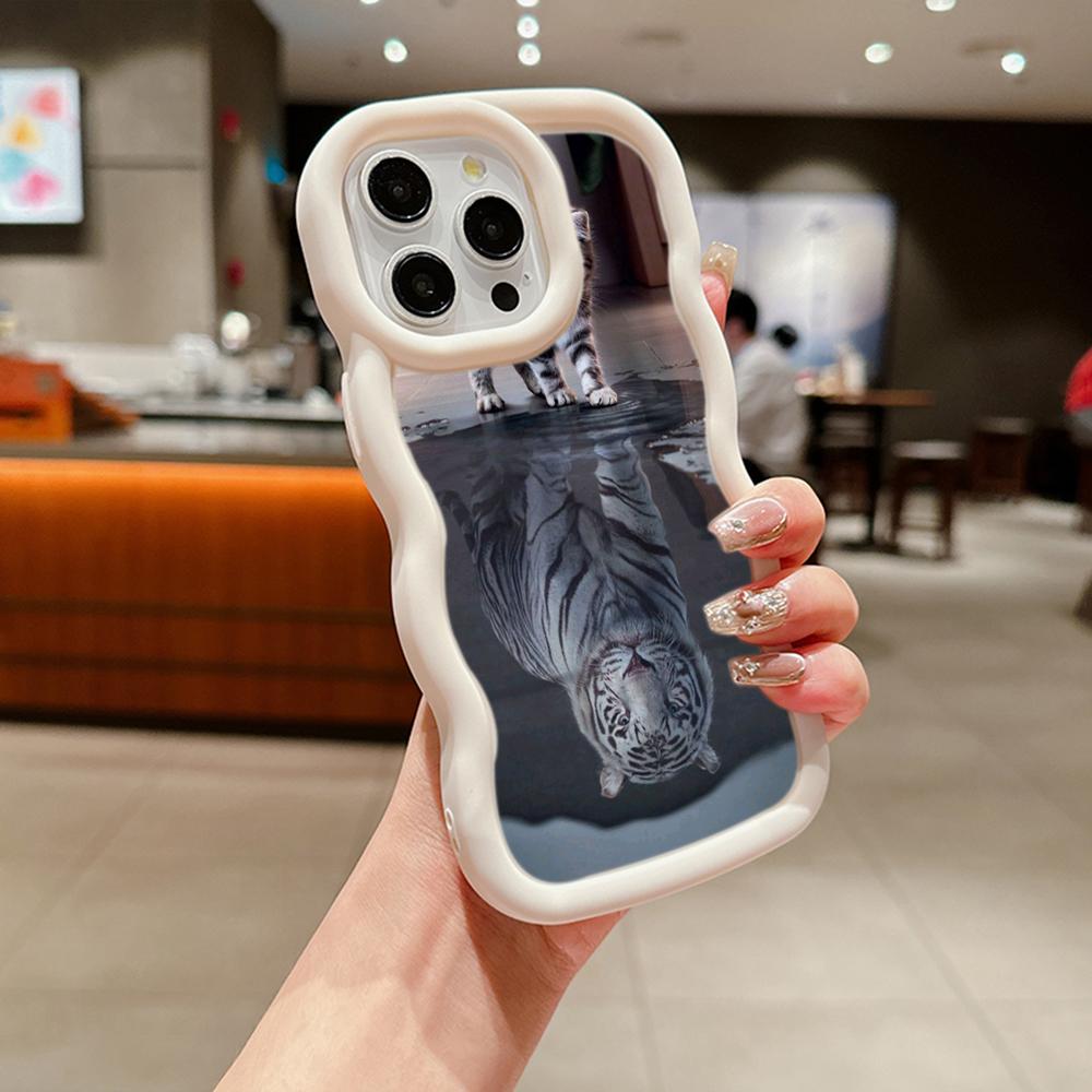 Ae86 Lion Black Design Art Protective Phone Cases for Samsung S24 Plus S23 Ultra A14 A55 A06 Honor X9b Motorola OnePlus Big Wave TPU Back Cover