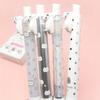 4Pcs/Box Super Smooth Gel Pen 0.5mm Automatic Pressing Pen Kawaii Exam Pens  School Supplies